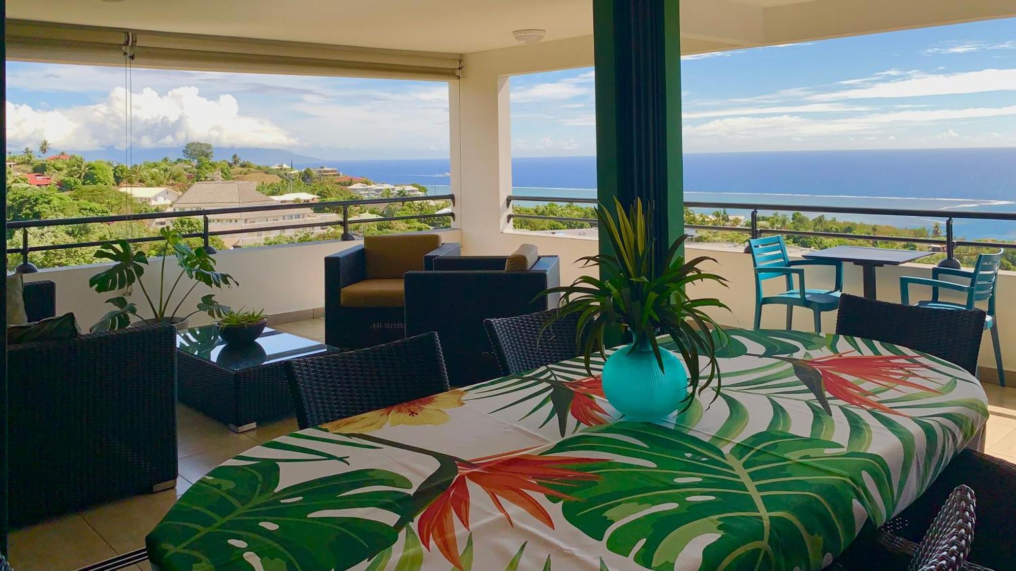 Апартаменты Kaili Ocean View Luxury 2Br Ac Throughout Fiber Wifi & Pool Папеэте Экстерьер фото
